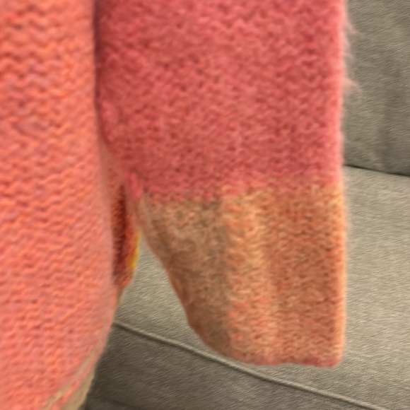 NWT Free People Domino Prairie Sunset Alpaca Wool Blend Pullover Knit Sweater. - Picture 16 of 17